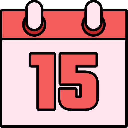 Number 15 Generic color lineal-color icon