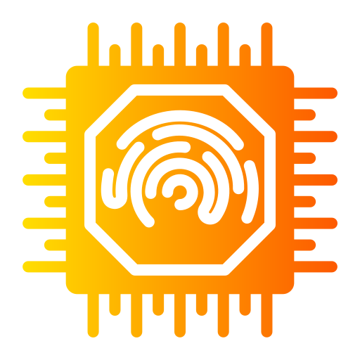 Fingerprint Generic gradient fill icon