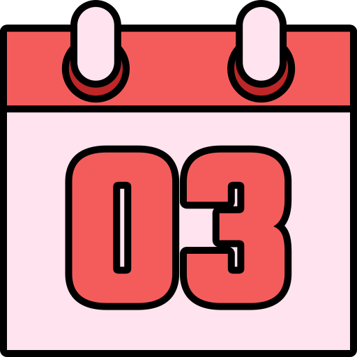Number 3 Generic color lineal-color icon