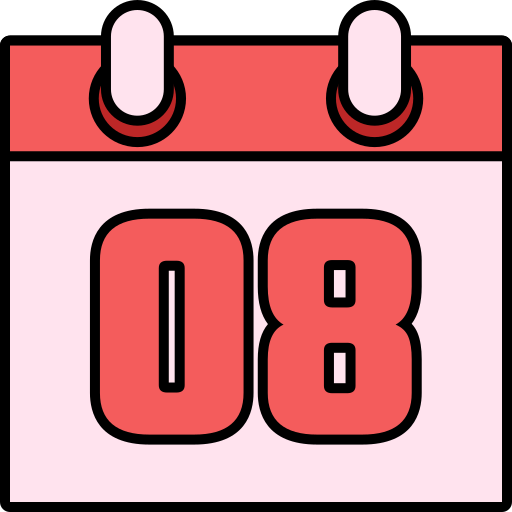 Number 8 Generic color lineal-color icon