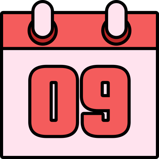 Number 9 Generic color lineal-color icon