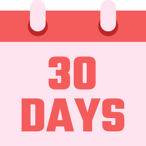 30 giorni Generic color fill icona