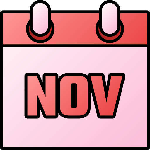 novembre Generic gradient lineal-color icona