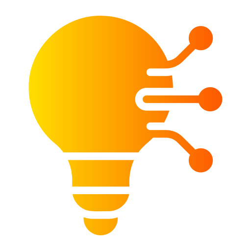 Smart bulb Generic gradient fill icon