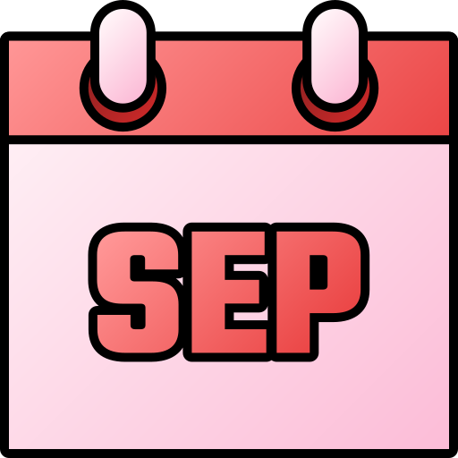 septiembre Generic gradient lineal-color icono
