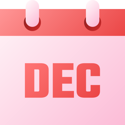 diciembre Generic gradient fill icono