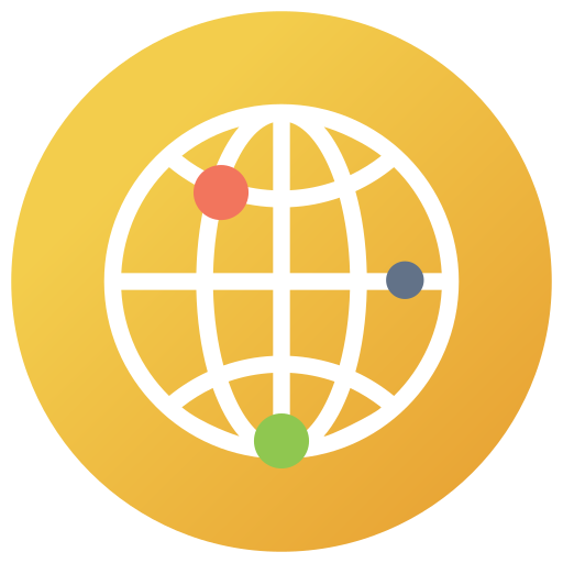 globus Generic gradient fill icon