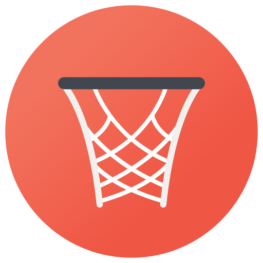 basketbal hoepel Generic gradient fill icoon