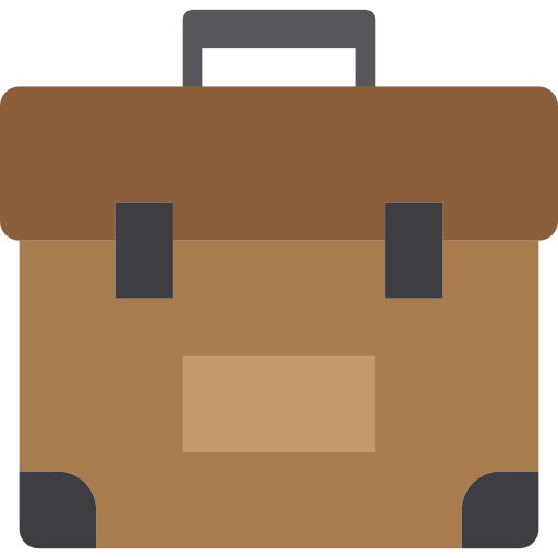 Briefcase itim2101 Flat icon