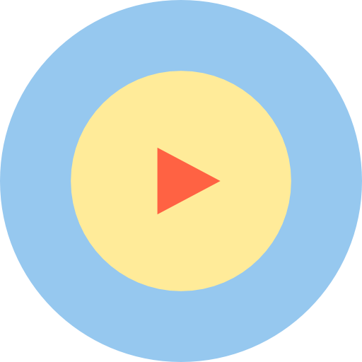 botón de play itim2101 Flat icono