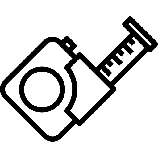 cinta métrica srip Lineal icono