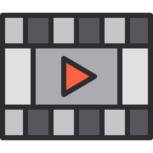 video speler itim2101 Lineal Color icoon
