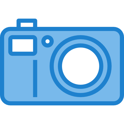 fotoapparat itim2101 Blue icon