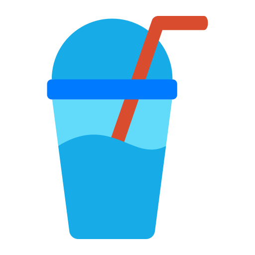 Plastic Cup Generic color fill icon