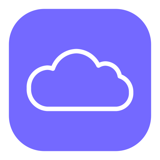 archiviazione cloud Generic color fill icona