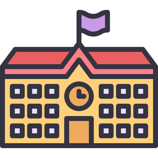 School Generic color lineal-color icon