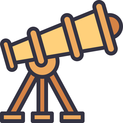 Telescope Generic color lineal-color icon