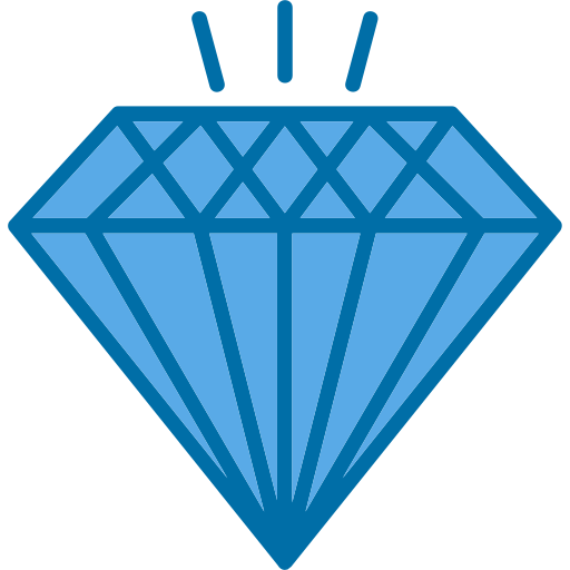 Diamond Generic color lineal-color icon