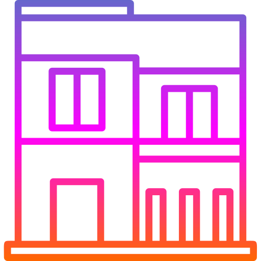 huis Generic gradient outline icoon