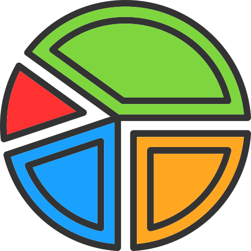 pie graph Generic color lineal-color icon