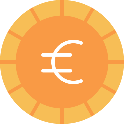 euro Generic color fill icono