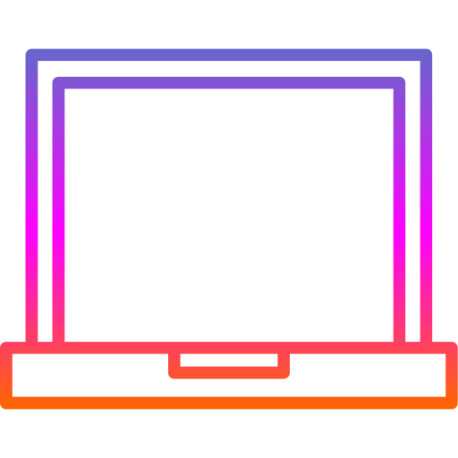 ekran laptopa Generic gradient outline ikona
