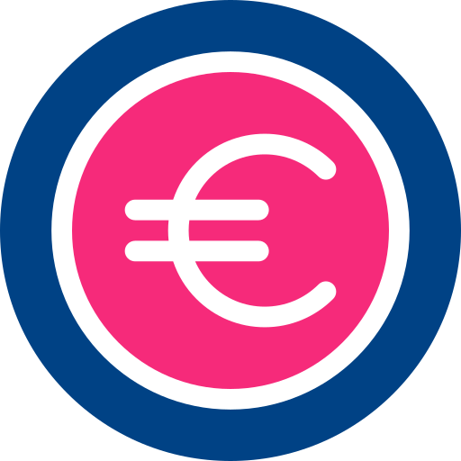 euro Generic color fill icono