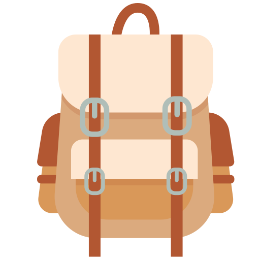 bolsa de viaje Generic color fill icono