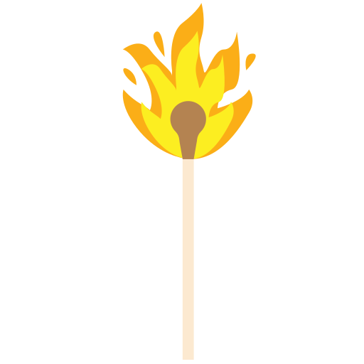 matchstick Generic color fill Ícone