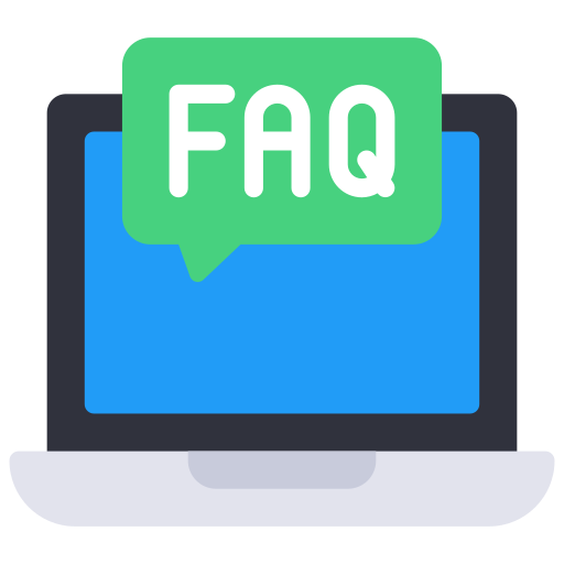 FAQ Juicy Fish Flat icon