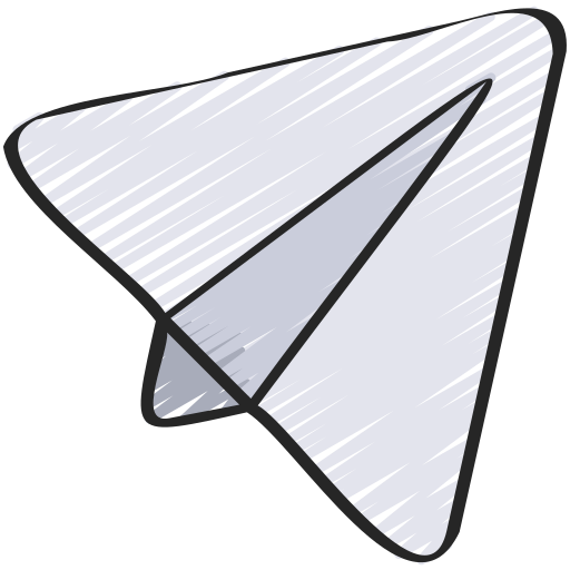avion en papier Juicy Fish Sketchy Icône