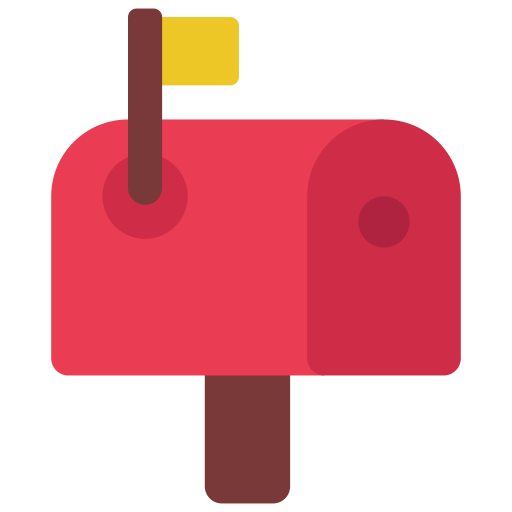 brievenbus Juicy Fish Flat icoon