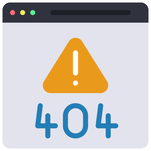 error 404 Juicy Fish Flat icono
