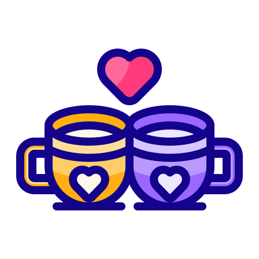 coffee cups Generic color lineal-color icon