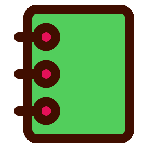 notizbuch Generic color lineal-color icon