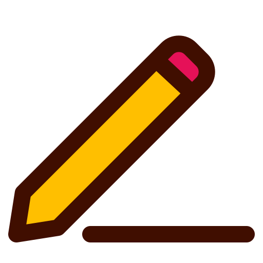 herramienta de escritura Generic color lineal-color icono