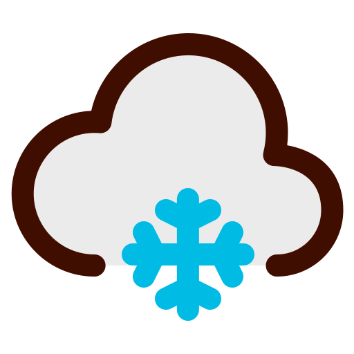 Снегопад Generic color lineal-color иконка