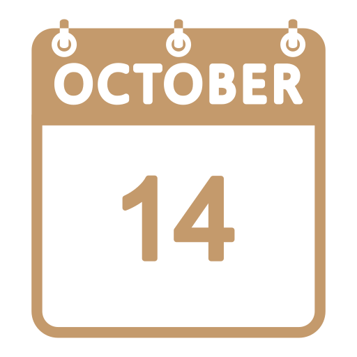 October Generic color fill icon