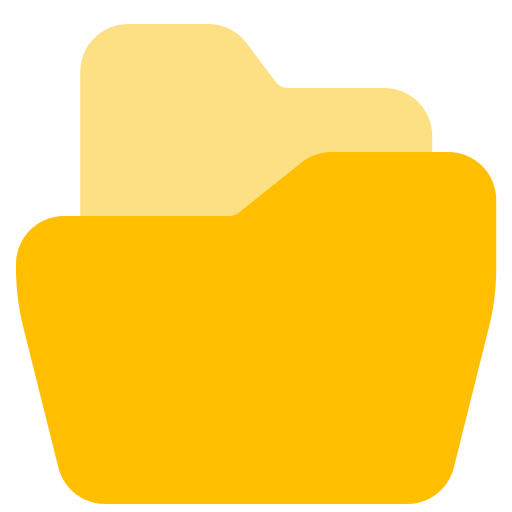 Open Folder Generic color fill icon