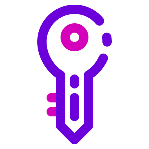 Key Generic color outline icon