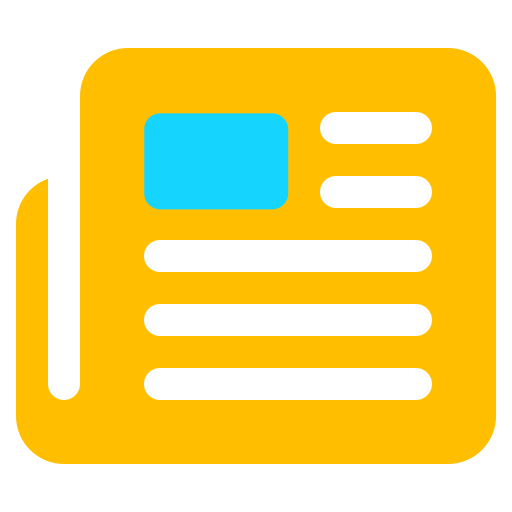 zeitung Generic color fill icon
