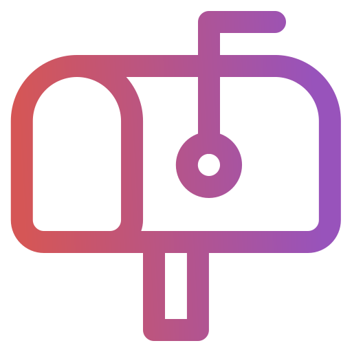 postbus Generic gradient outline icoon