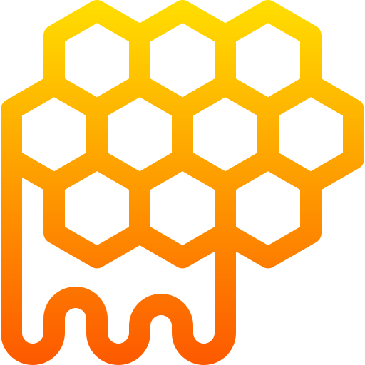 Honeycomb Basic Gradient Lineal color icon