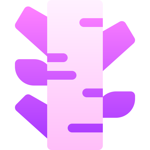 シラカバ Basic Gradient Gradient icon