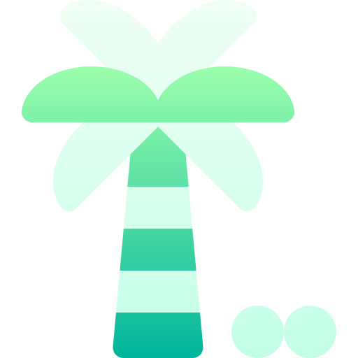 Palm tree Basic Gradient Gradient icon