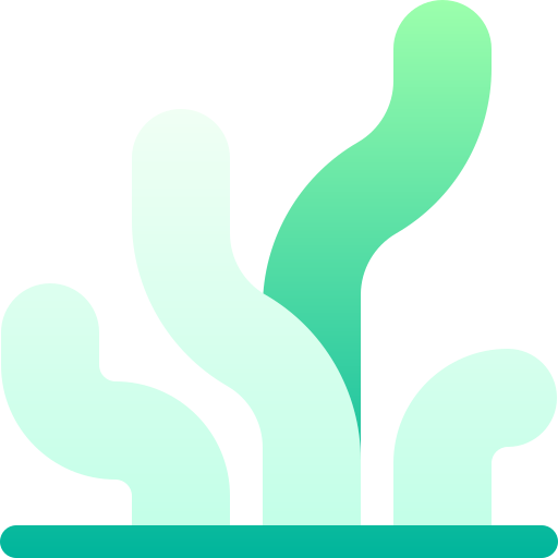 alga marina Basic Gradient Gradient icona