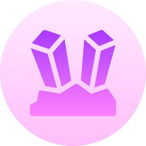 結晶 Basic Gradient Circular icon