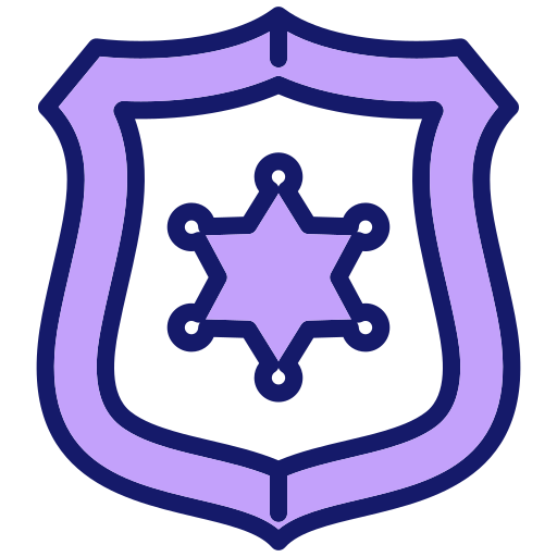 polizeiabzeichen Generic gradient lineal-color icon
