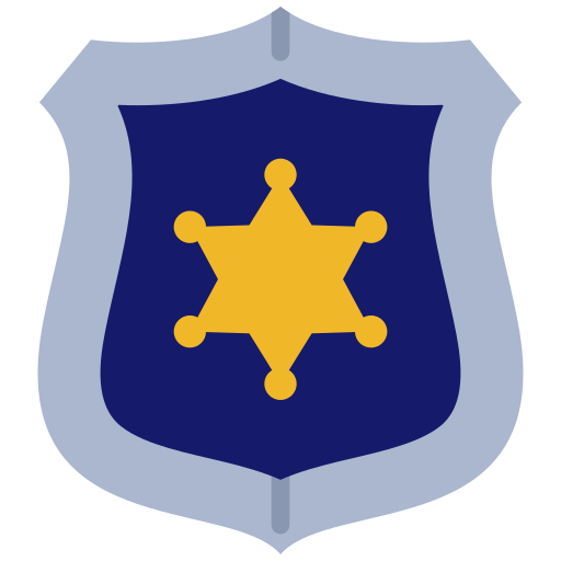 polizeiabzeichen Generic color fill icon