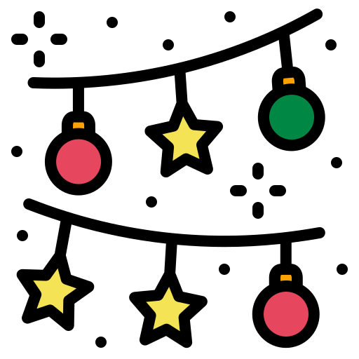 рождественские огни Generic color lineal-color иконка